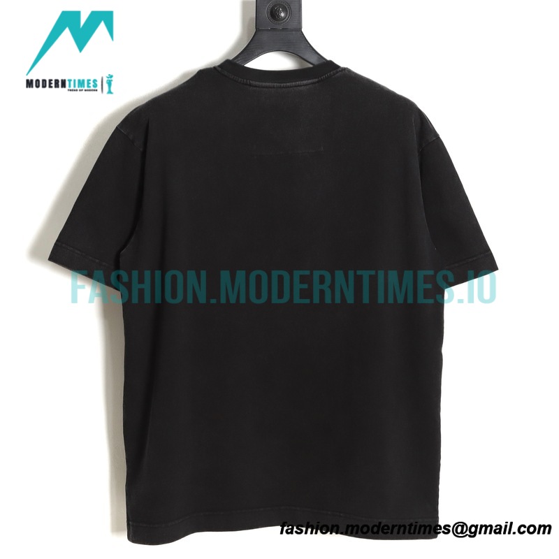 Givenchy - 22SS Washed Bramble Print Embroidery Short Sleeve T-shirt