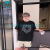 Givenchy - 22SS Washed Star Letter Short Sleeve T-shirt