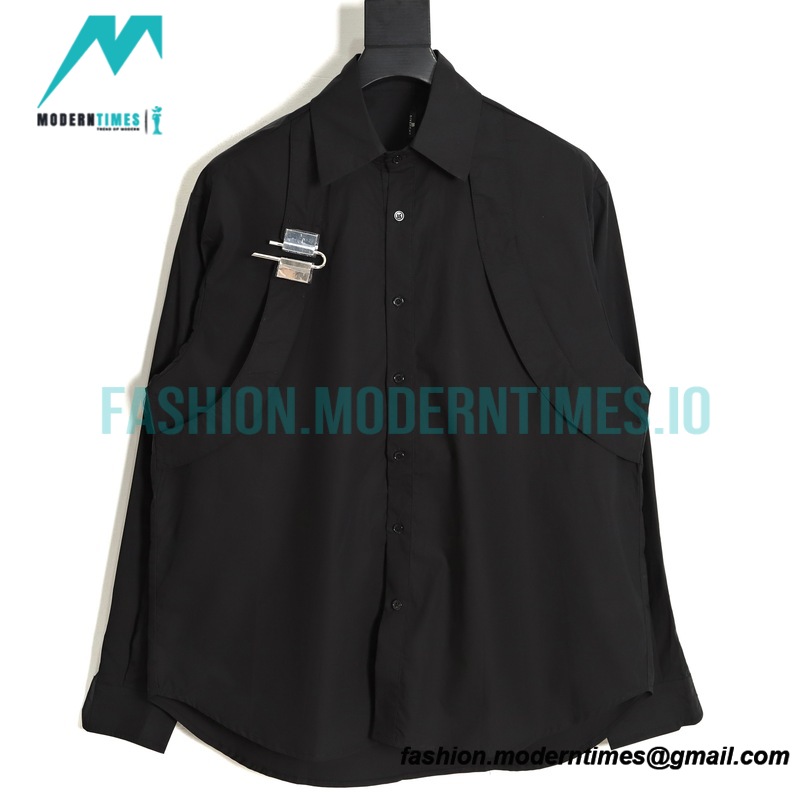 Givenchy - Silver Lockup Shirt