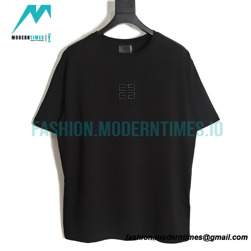 Givenchy - 23SS 4G Embroidery Short Sleeve T-shirt