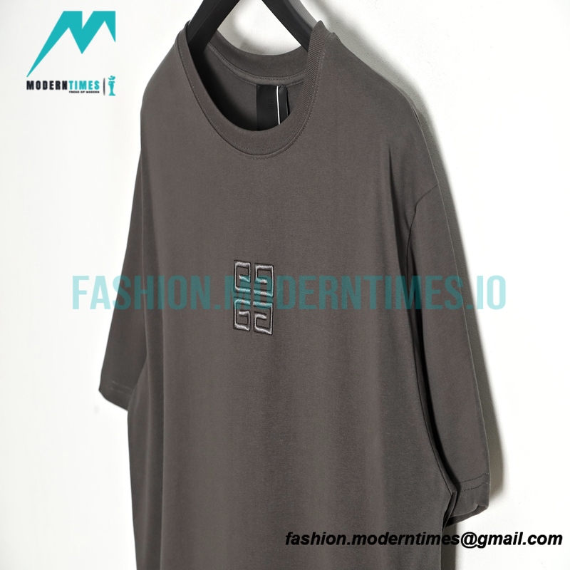 Givenchy - 23SS 4G Embroidery Short Sleeve T-shirt