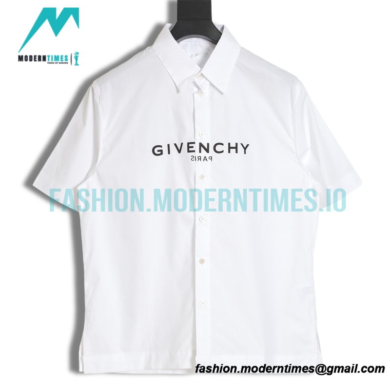 Givenchy - Letter Print Short-sleeved Shirt