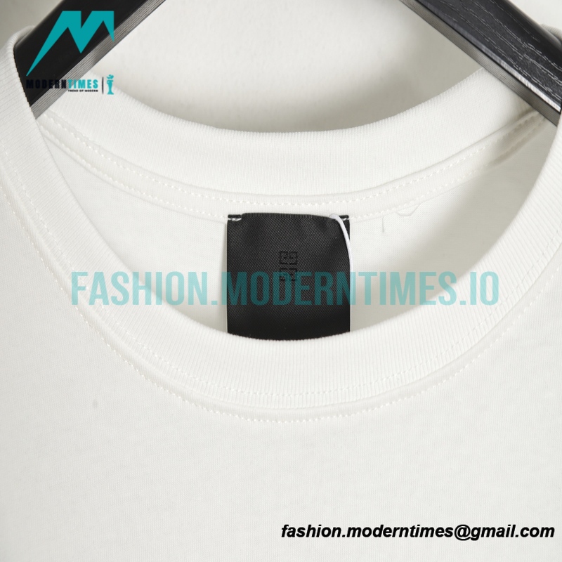 Givenchy - 23SS Chest Flocked Logo Short Sleeve T-shirt