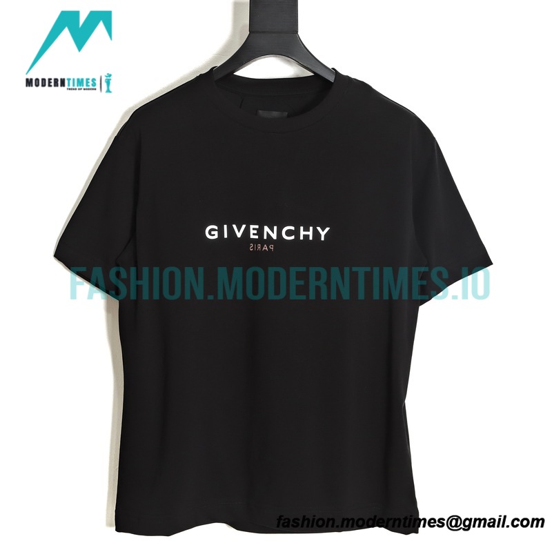 Givenchy - 22SS Reverse Letter Print Short Sleeve T-shirt