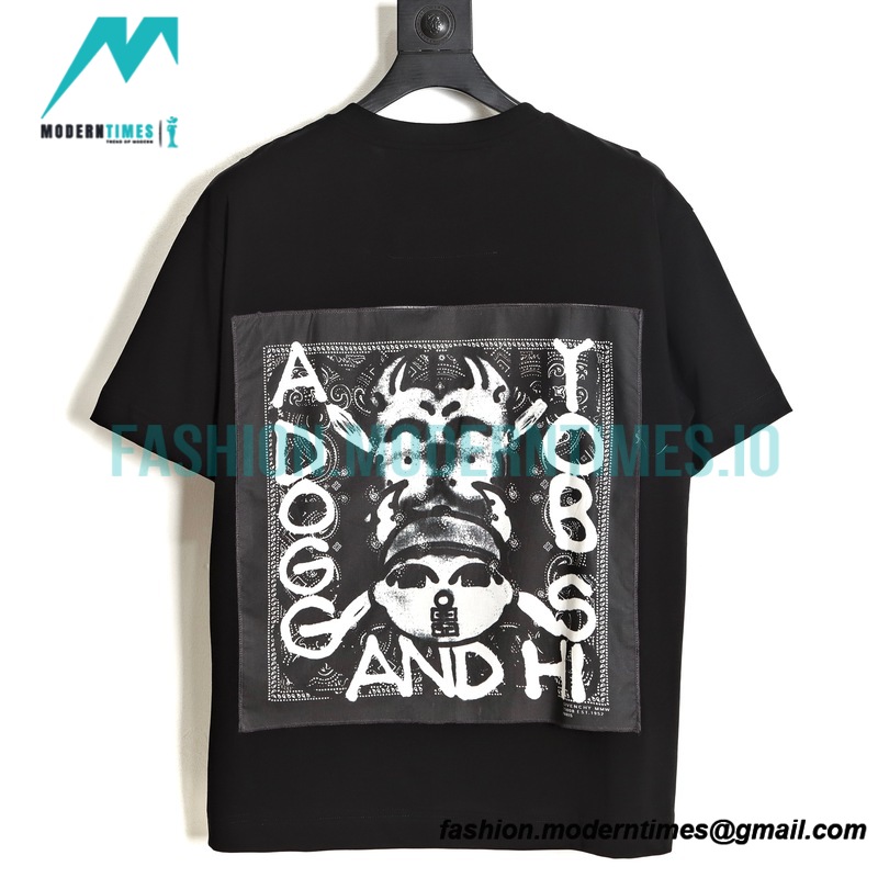 Givenchy - 22SS Stick Cloth Bulldog Short Sleeve T-shirt