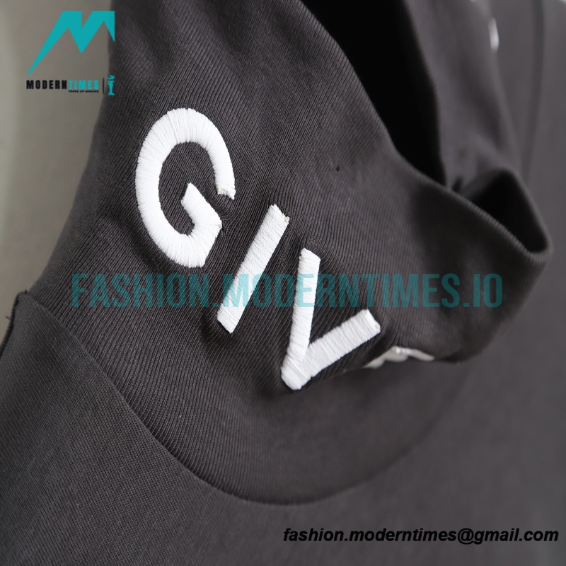 Givenchy - 23SS High Neck Embroidered Long Sleeve T-shirt