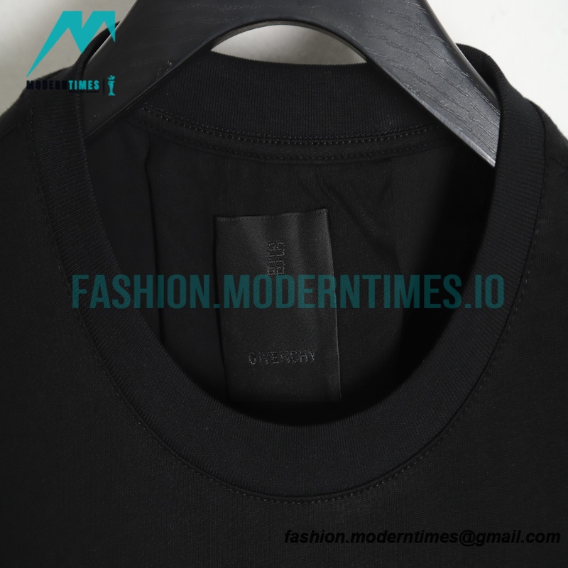 Givenchy - 22SS Damaged Letter Print Short Sleeve T-shirt