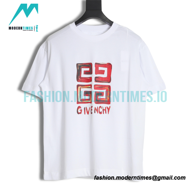Givenchy - 23SS Colour Printed Short Sleeve T-shirt
