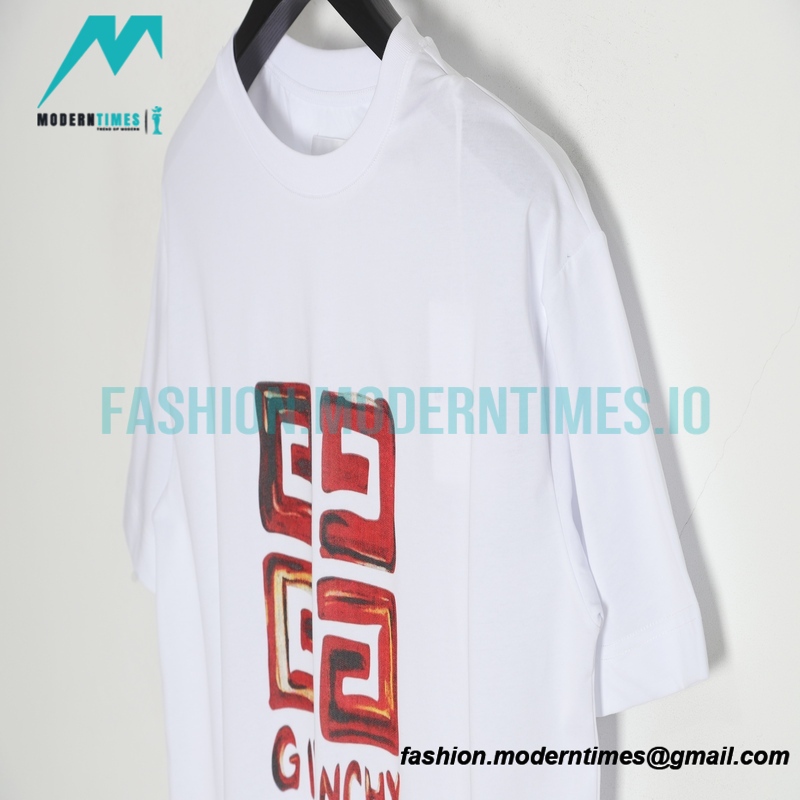 Givenchy - 23SS Colour Printed Short Sleeve T-shirt