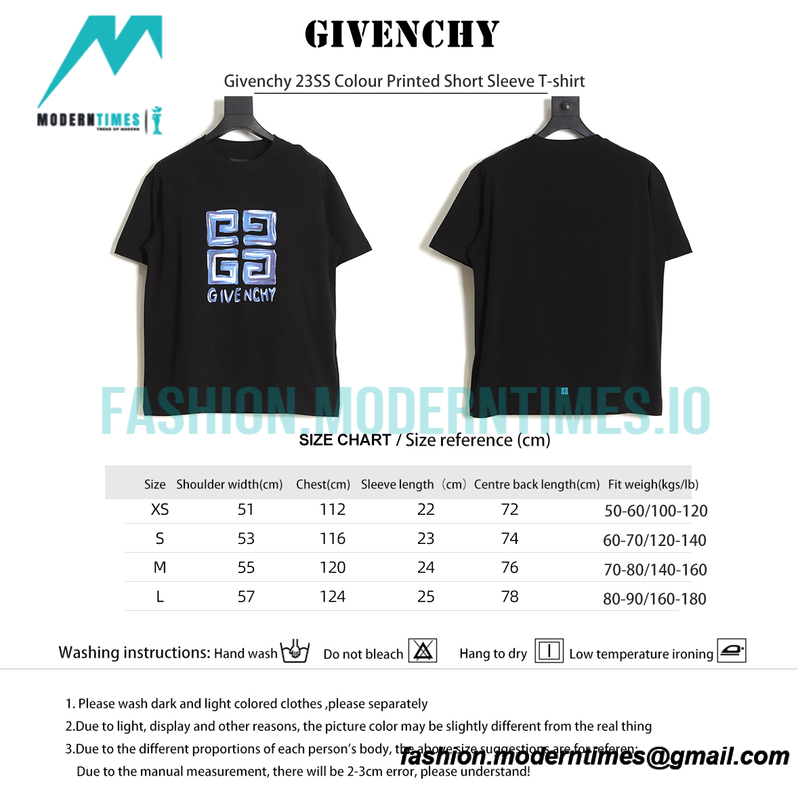 Givenchy - 23SS Colour Printed Short Sleeve T-shirt