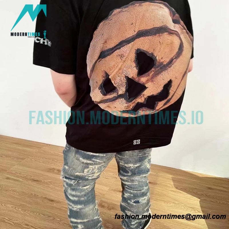 Givenchy - 23SS Pumpkin Print Short Sleeve T-shirt