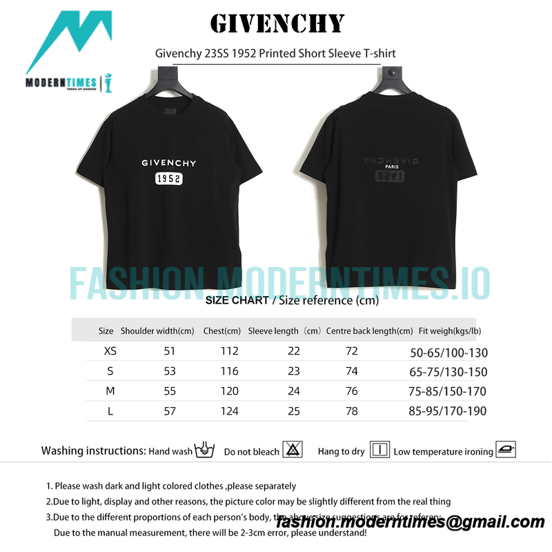 Givenchy - 23SS 1952 Printed Short Sleeve T-shirt