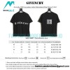 Givenchy - 22SS Four-palace Letter Embroidered Short Sleeve T-shirt
