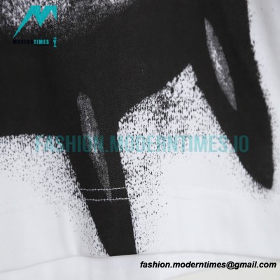 Givenchy - 22SS Graffiti Large Dog Head Short Sleeve T-shirt
