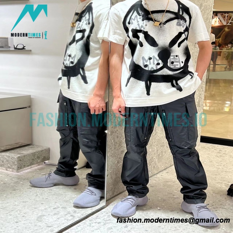 Givenchy - 22SS Graffiti Large Dog Head Short Sleeve T-shirt