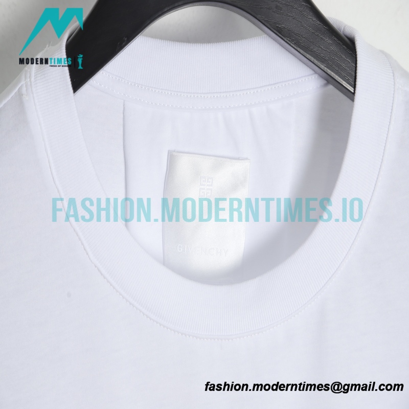 Givenchy - 22SS Reverse Letter Print Short Sleeve T-shirt