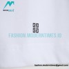 Givenchy - 22SS Reverse Letter Print Short Sleeve T-shirt