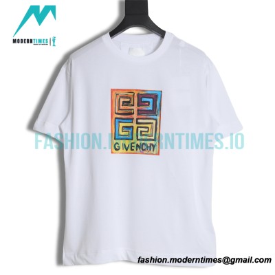Givenchy - 23SS Painted Print Short Sleeve T-shirt