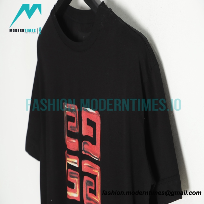 Givenchy - 23SS Painted Print Short Sleeve T-shirt