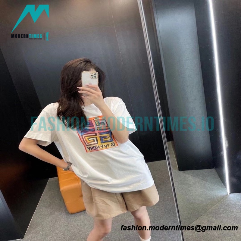 Givenchy - 23SS Painted Print Short Sleeve T-shirt