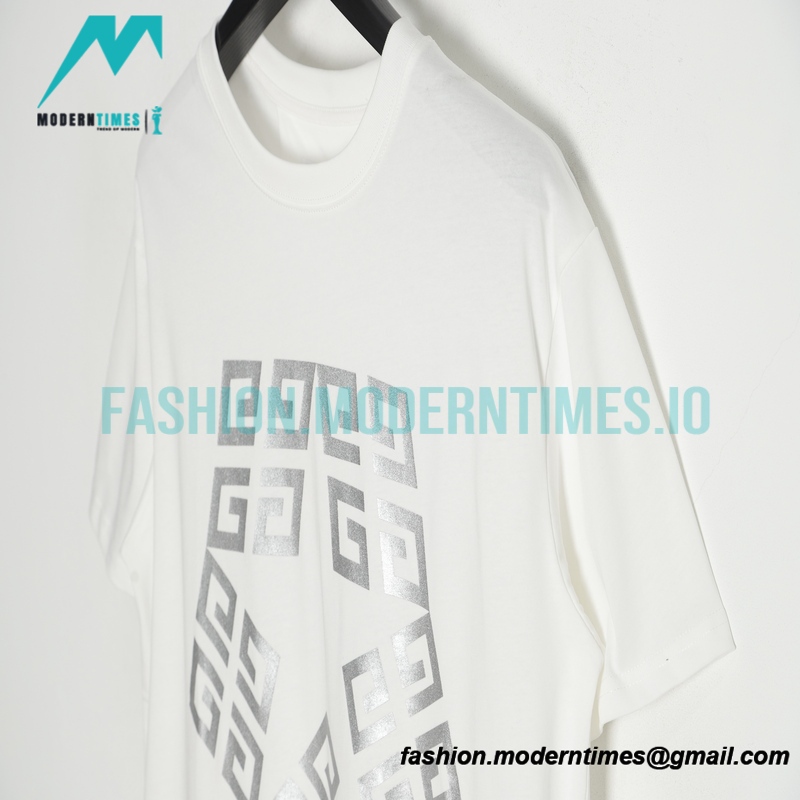 Givenchy - 23ss Pentagram Pattern Stitching Short Sleeve T-shirt
