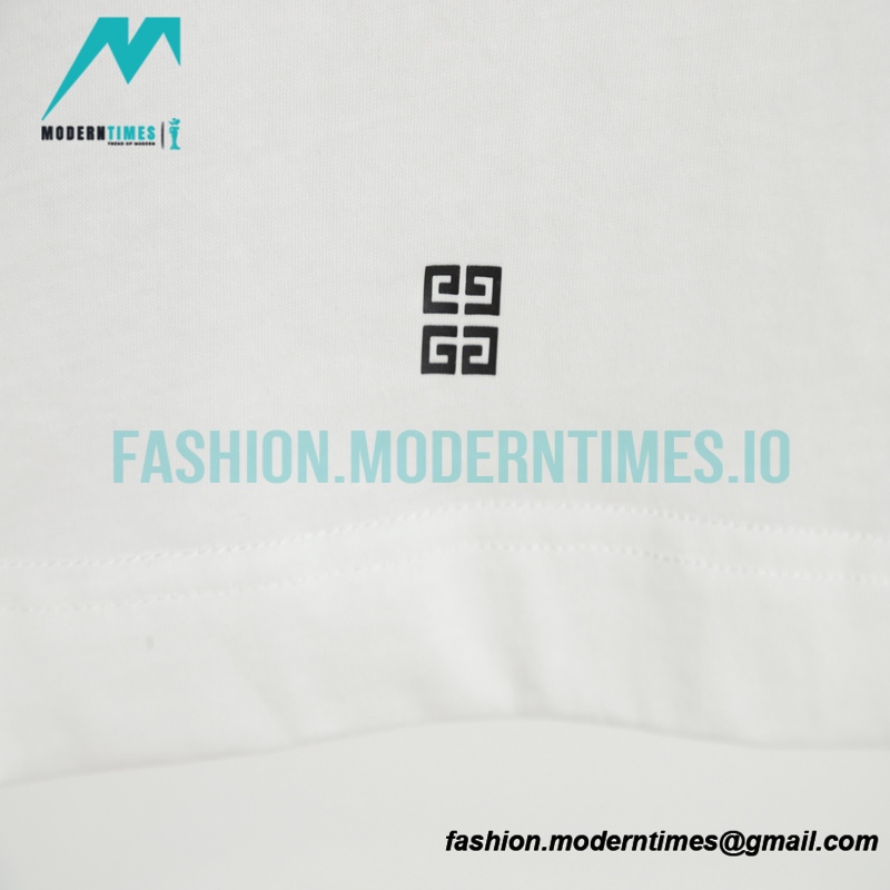 Givenchy - 23SS Small Lock Head Letter Short Sleeve T-shirt