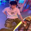 Givenchy - 23SS Small Lock Head Letter Short Sleeve T-shirt