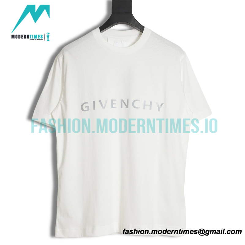 Givenchy - 23SS Reflective Letter Short Sleeve T-shirt