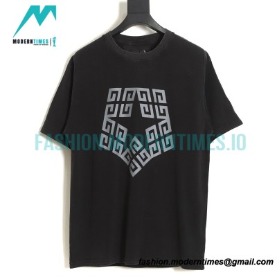 Givenchy - Star Print Wash Crewneck Short Sleeve