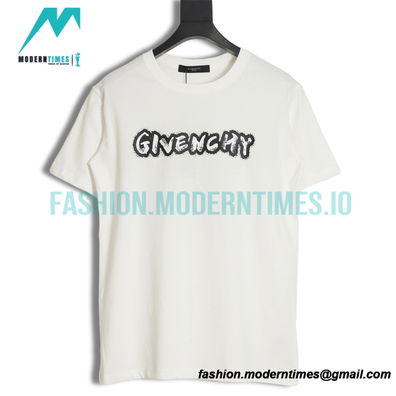 Givenchy - 23SS Graffiti Print Short Sleeve T-shirt