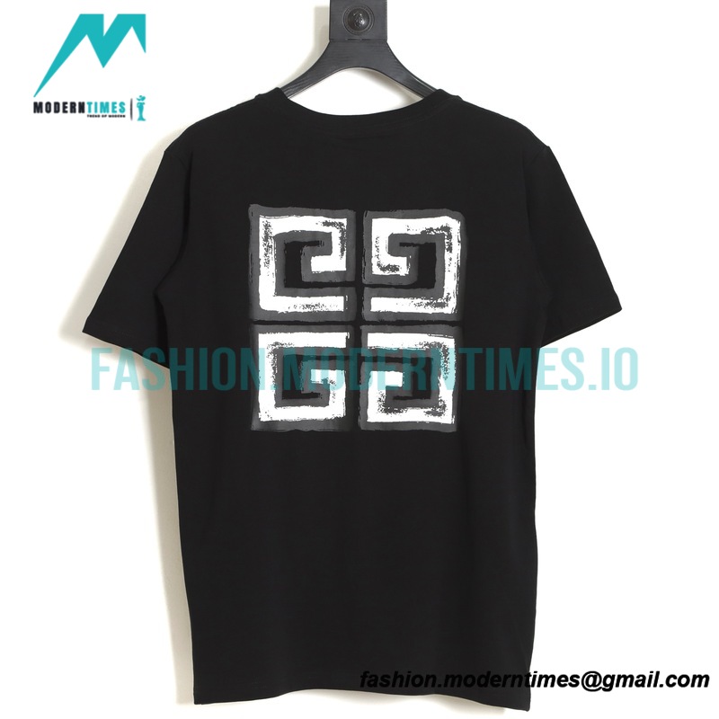 Givenchy - 23SS Graffiti Print Short Sleeve T-shirt