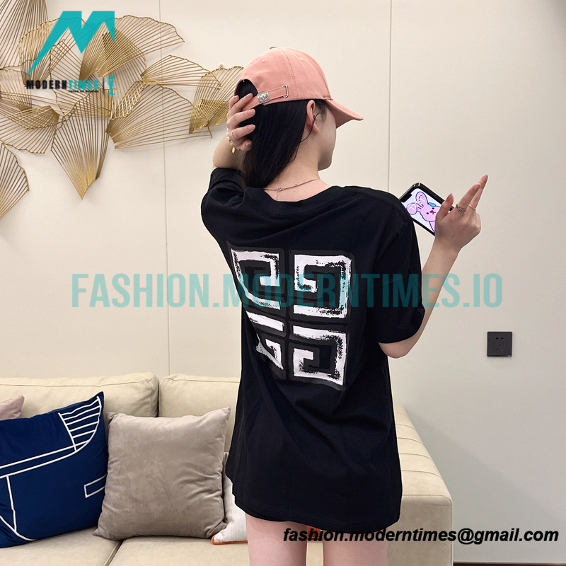 Givenchy - 23SS Graffiti Print Short Sleeve T-shirt