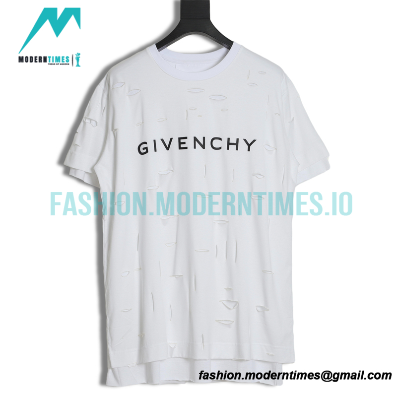 Givenchy - 23AW Body Ripped Fake Two Short Sleeved T-shirts