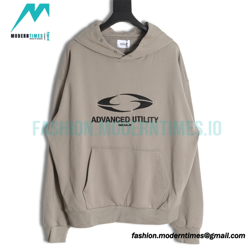Grailz - 23FW Geometric Embroidery Hoodie