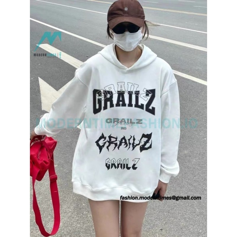 Grailz - 23FW Lightning Letter Hoodie