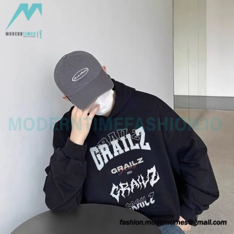 Grailz - 23FW Lightning Letter Hoodie