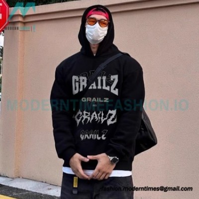 Grailz - 23FW Lightning Letter Hoodie