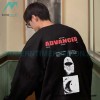 Grailz - 23FW Masked Printed Crew-neck Hoodie