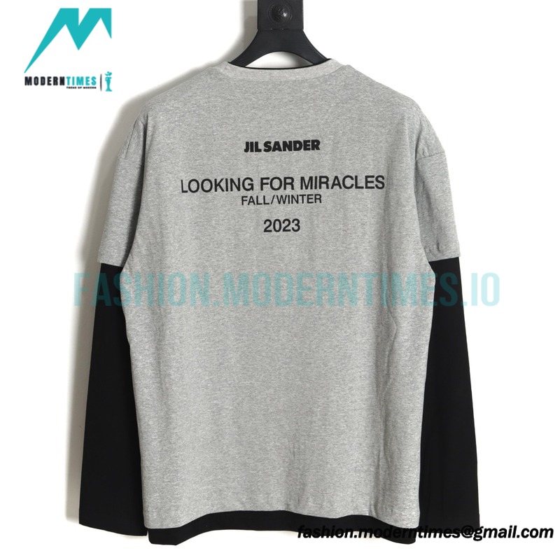 Jil Sander - 23FW Fake Two Long Sleeved T-shirts