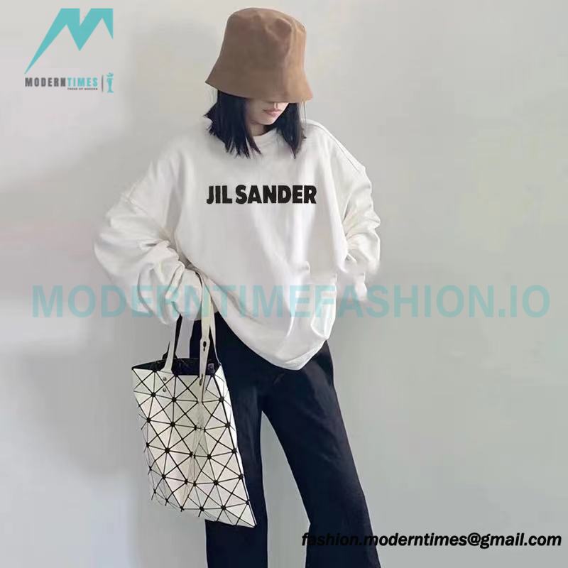 Jil Sander - 23FW Classic Chest Letter Print Long Sleeve T-shirt