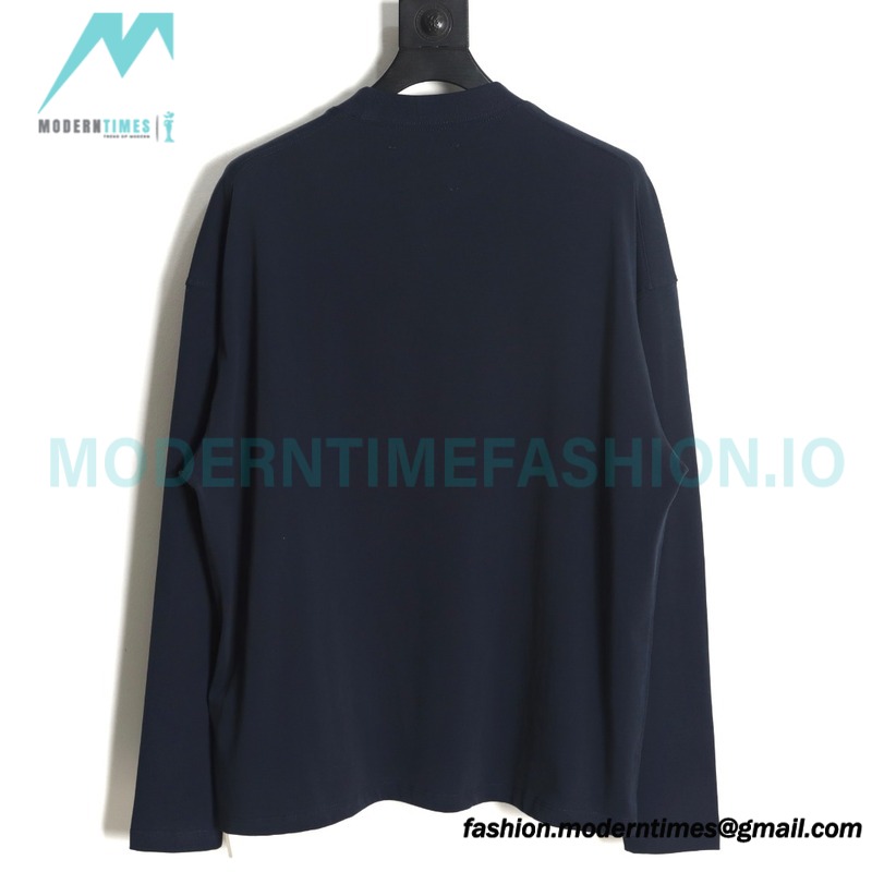 Jil Sander - 23FW Classic Chest Letter Print Long Sleeve T-shirt