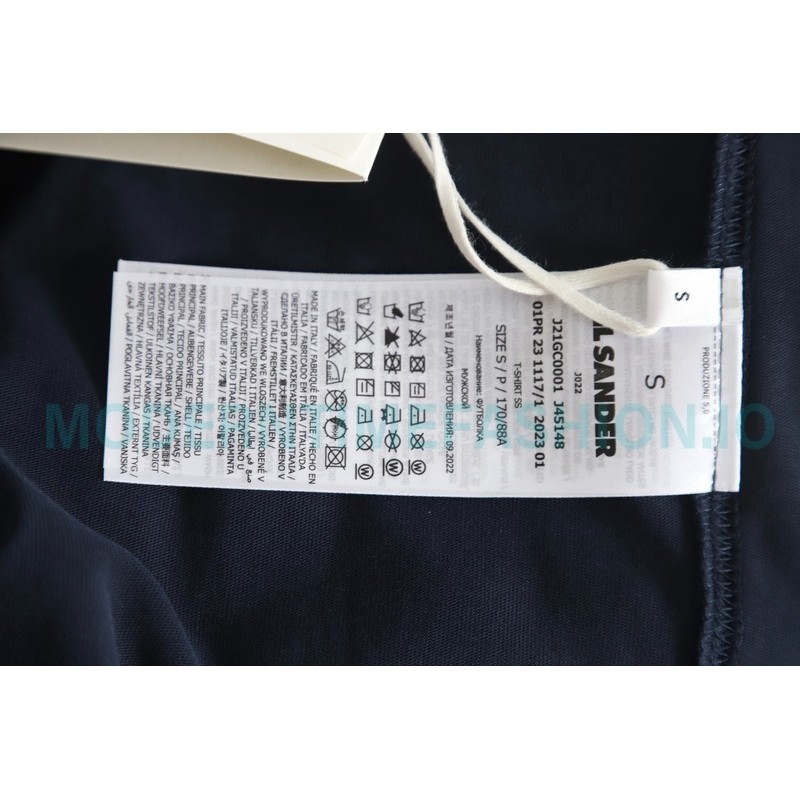 Jil Sander - 23FW Classic Chest Letter Print Long Sleeve T-shirt