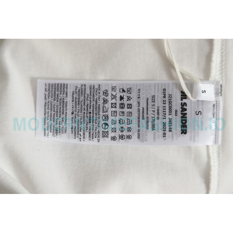 Jil Sander - 23FW Classic Chest Letter Print Long Sleeve T-shirt