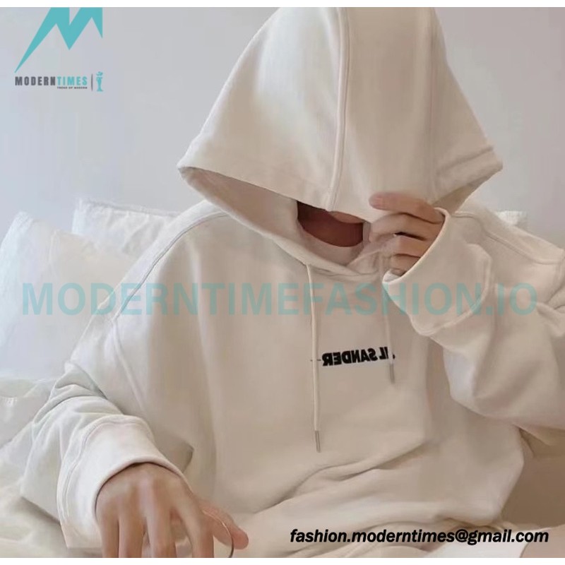 JIL sander - Chest Logo Hoodie