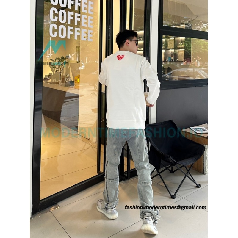 Kenzo - 23FW Small Love Printed Crew-neck Hoodie