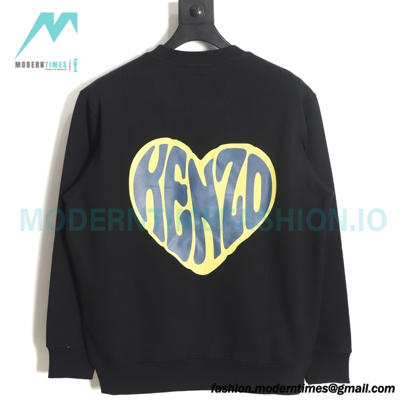 Kenzo - 23FW Small Love Printed Crew-neck Hoodie