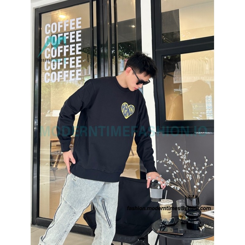 Kenzo - 23FW Small Love Printed Crew-neck Hoodie