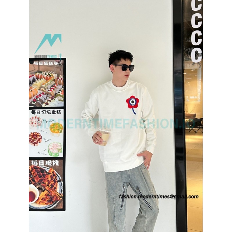 Kenzo - 23FW Floral Print Crew Neck Hoodie