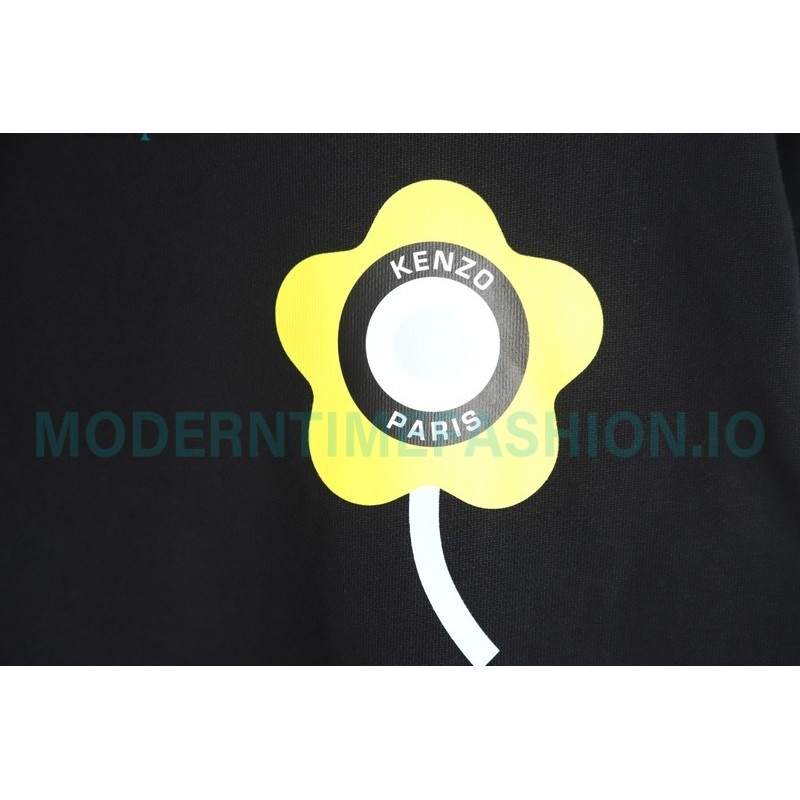 Kenzo - 23FW Floral Print Crew Neck Hoodie
