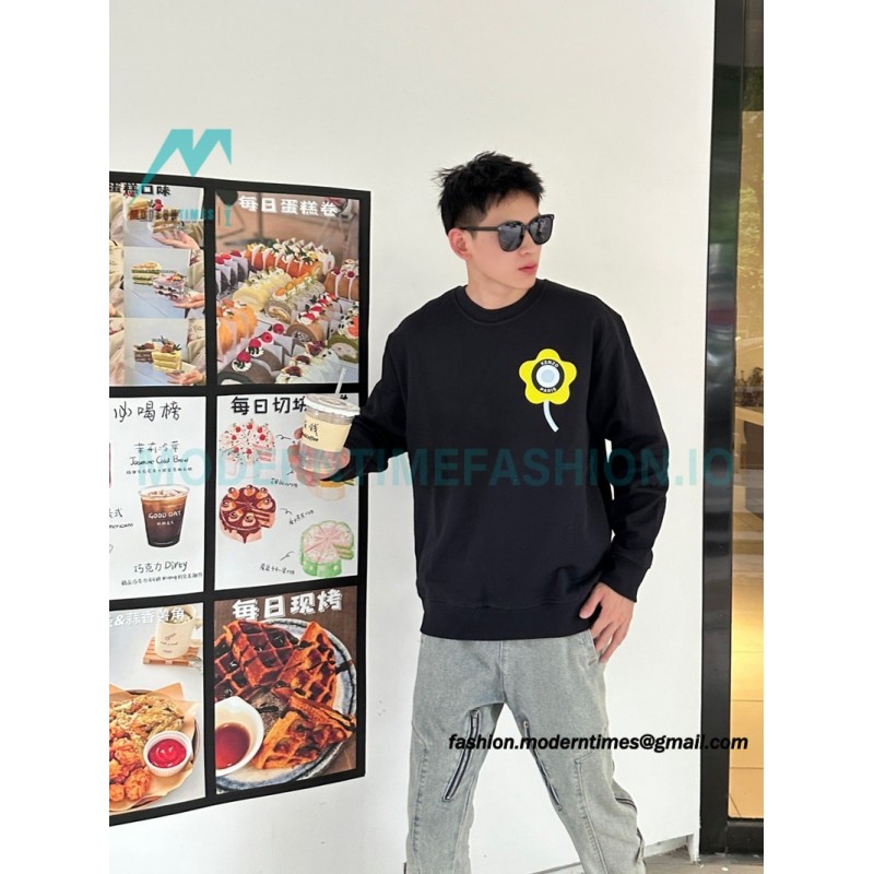Kenzo - 23FW Floral Print Crew Neck Hoodie